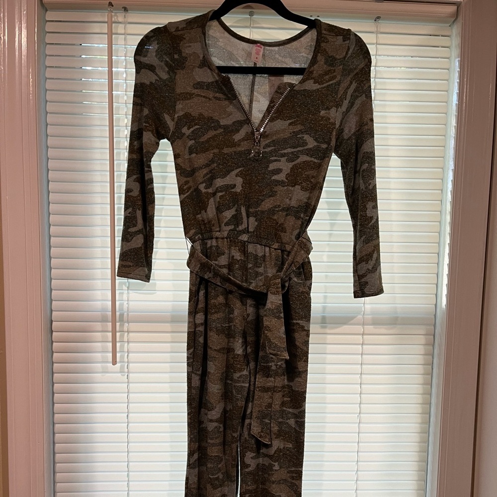 Justice Girls Camouflage Jumpsuit